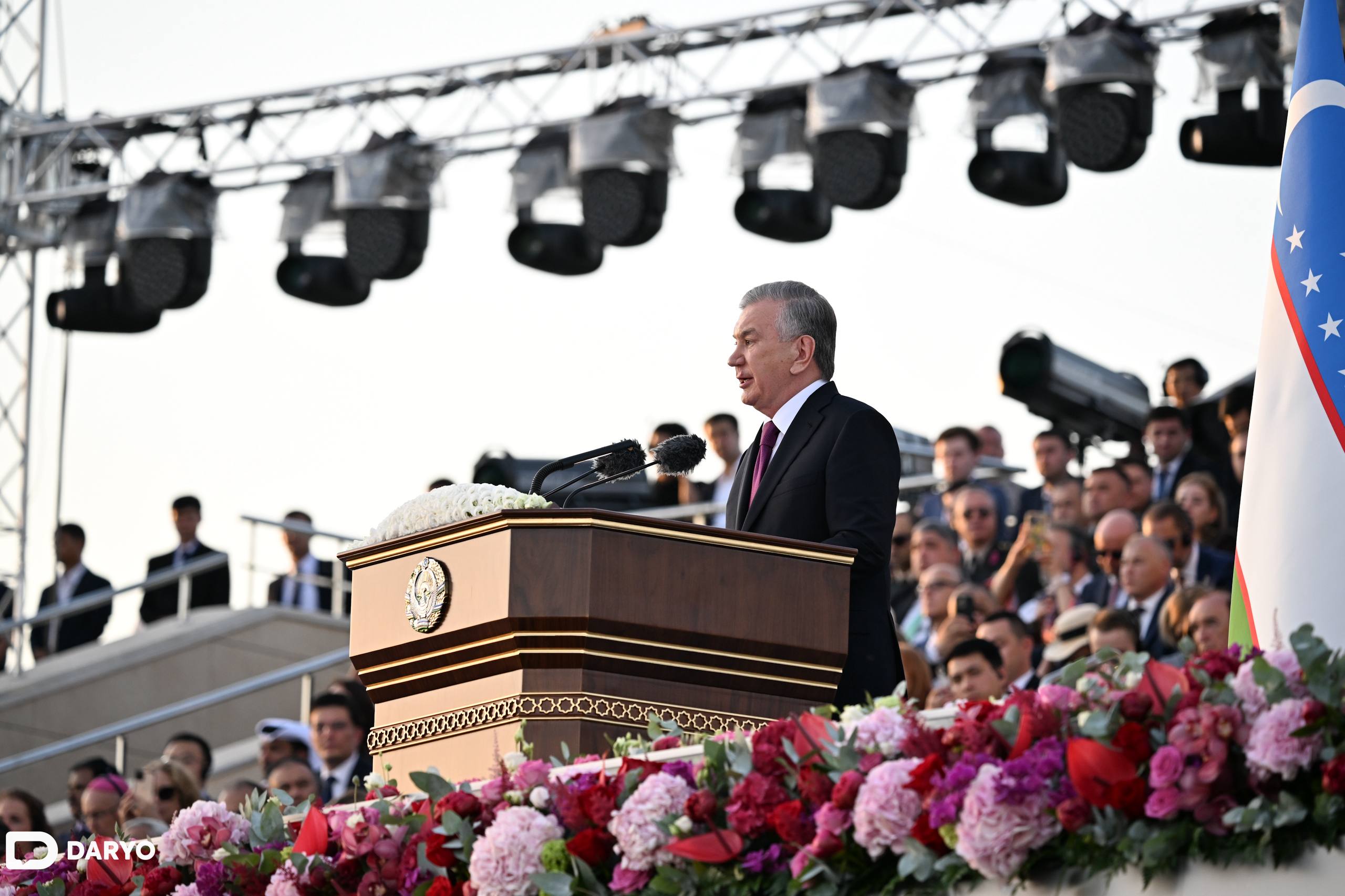 “Palestinian people have the right to establish their own independent state,” says Uzbekistan’s president