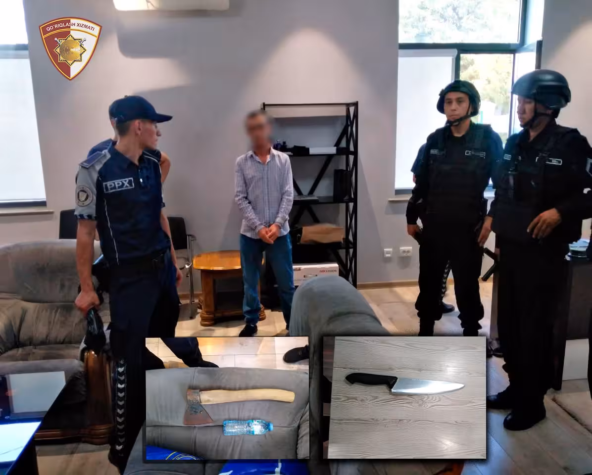 В Ташкенте мужчина угрожал руководителю топором, требуя повысить зарплату