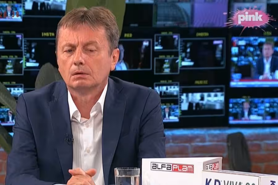 Сербияда вазир жонли эфир вақти инсультга учради (видео) 