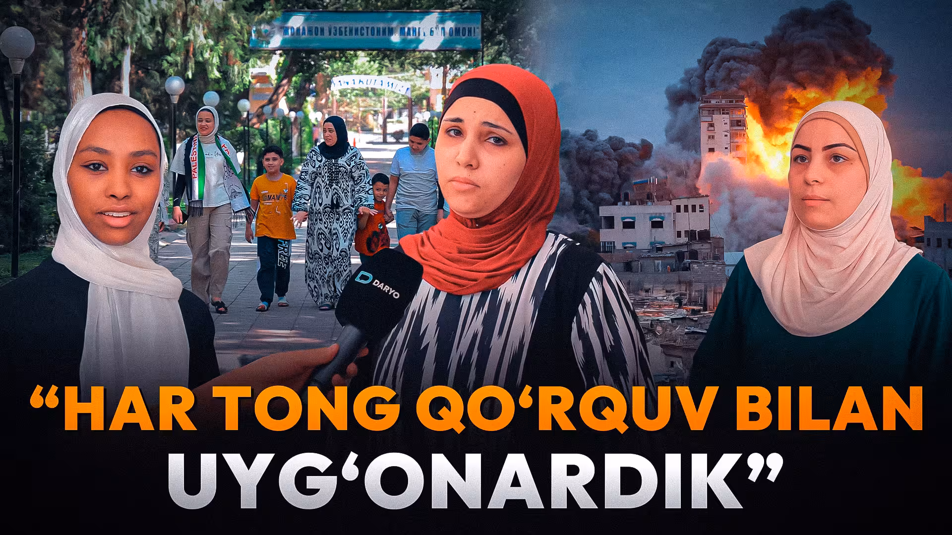 “Har tong qo‘rquv bilan uyg‘onardik” — O‘zbekiston boshpana bergan falastinliklar hikoyasi
