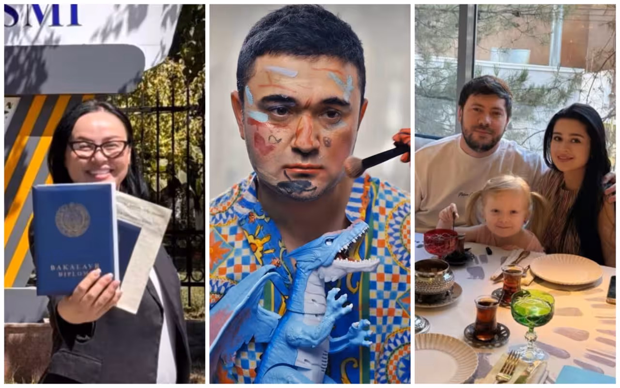 Instagram: Otasiga mashina sovg‘a qilgan Shahzod Sultonov, o‘g‘illari bilan klip suratga olayotgan Shohruxxon, bakalavr diplomini olgan Shahlo Zoirova