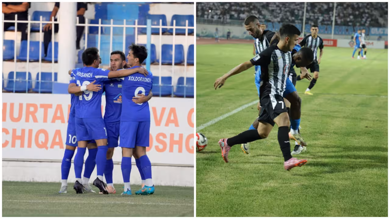 Superliga. “Sho‘rtan” va “Navbahor” o‘rtasidagi bahsda gollar “otishmasi”, “Dinamo” esa Jizzaxda durang o‘ynadi (video)