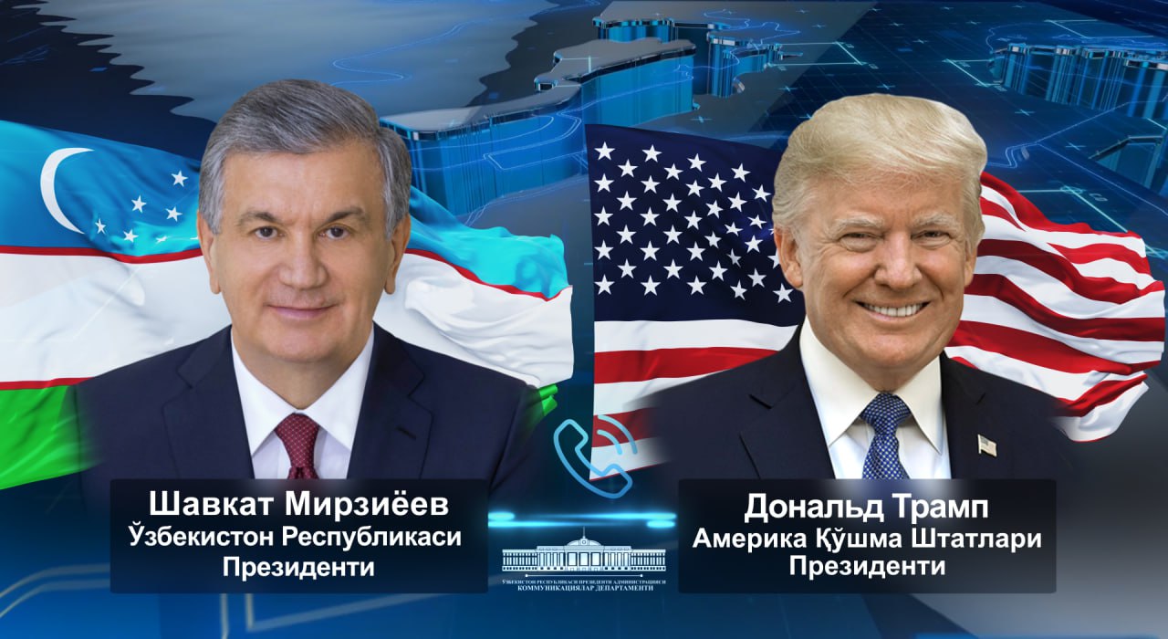 Шавкат Мирзиёев AQSH президенти билан телефон орқали суҳбатлашди