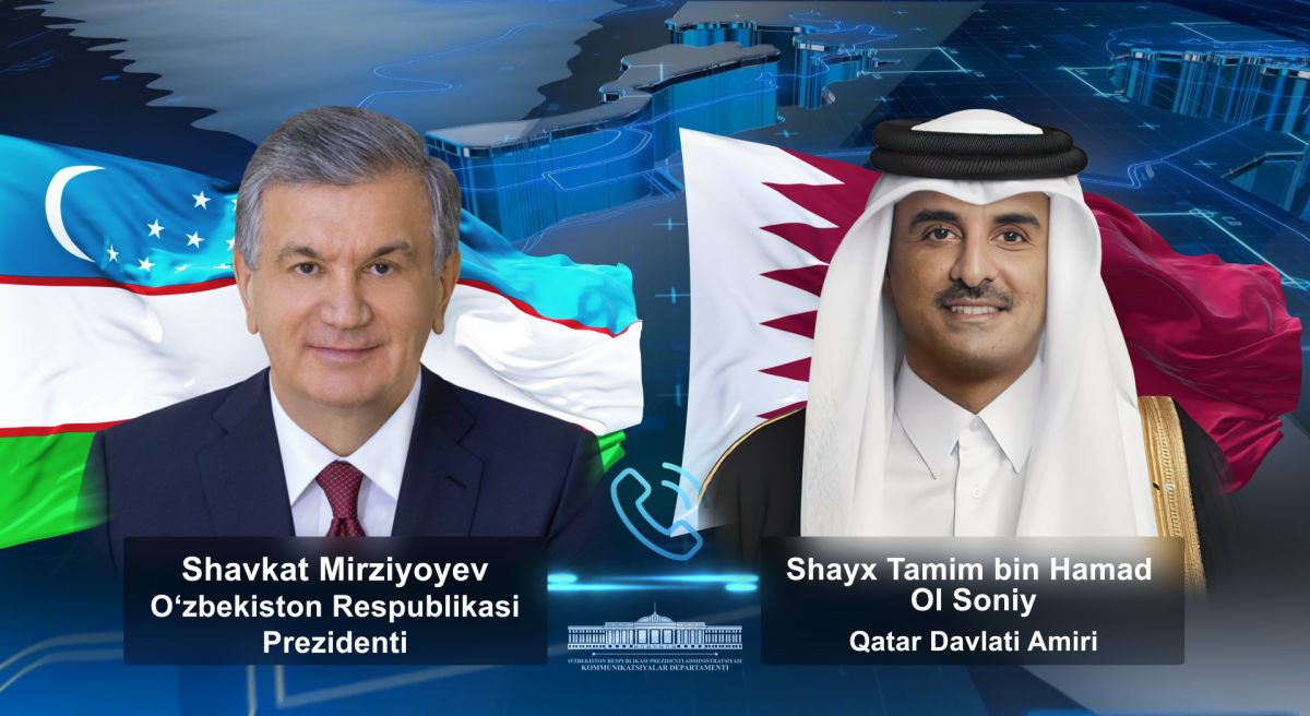 Uzbekistan’s President Mirziyoyev condemns Israeli missile strikes on Qatar in call with Emir