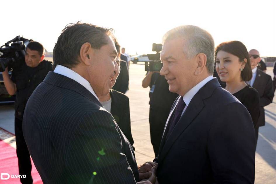 Uzbekistan’s President Mirziyoyev arrives in United States