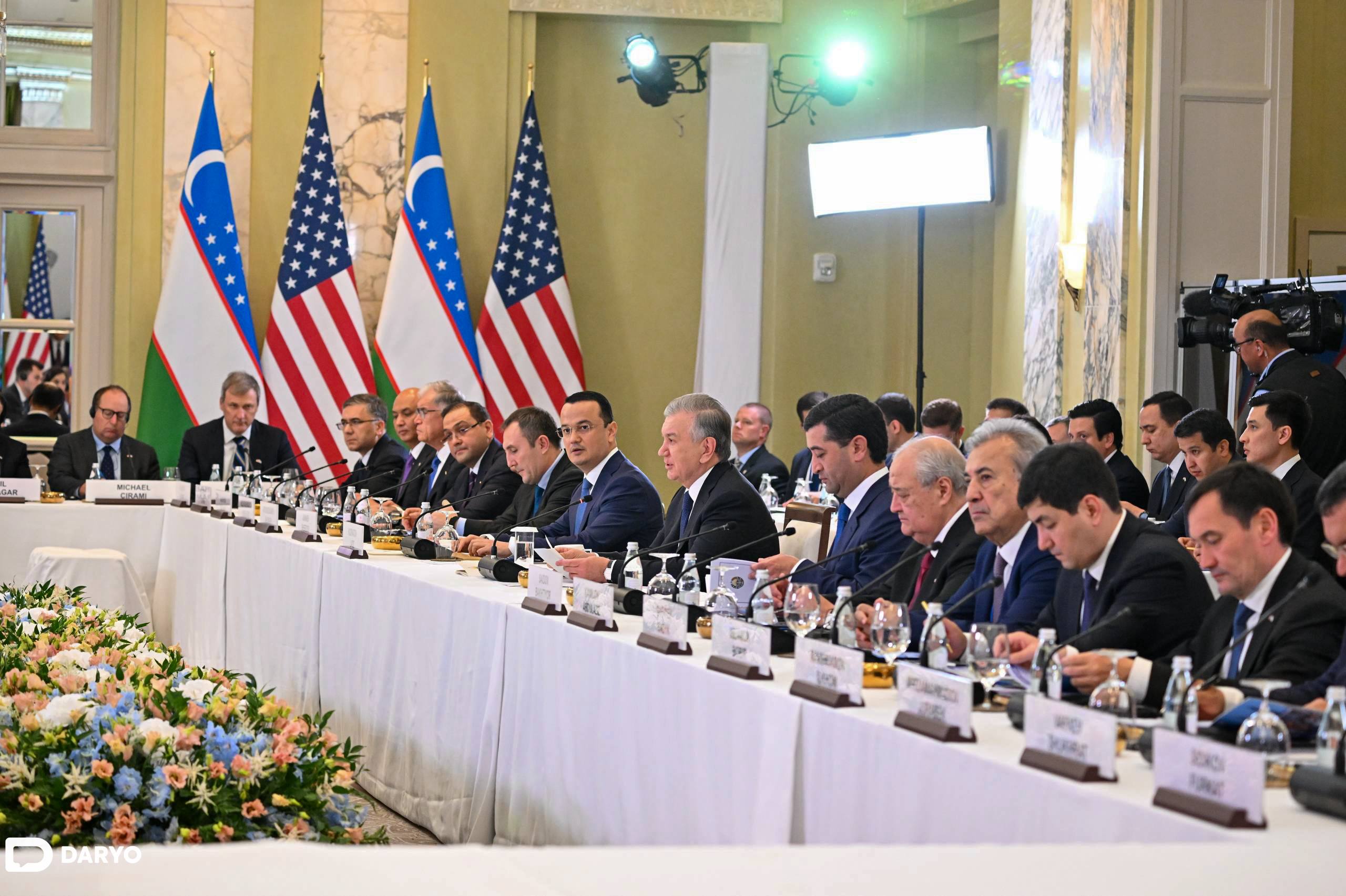 Shavkat Mirziyoyev AQSH biznesi bilan hamkorlikning muhim yo‘nalishlarini belgilab berdi