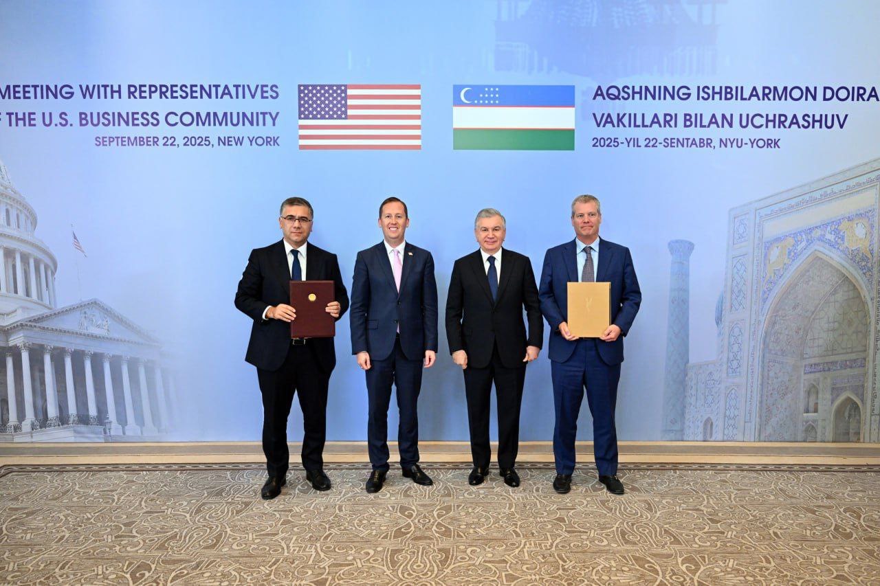 Uzbekistan, United States sign wide-ranging agreements to boost trade, investment, and innovation