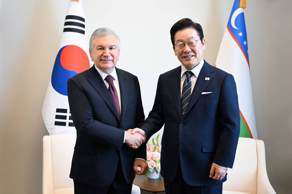 AQSHda Shavkat Mirziyoyev Janubiy Koreya prezidenti bilan uchrashuv o‘tkazdi