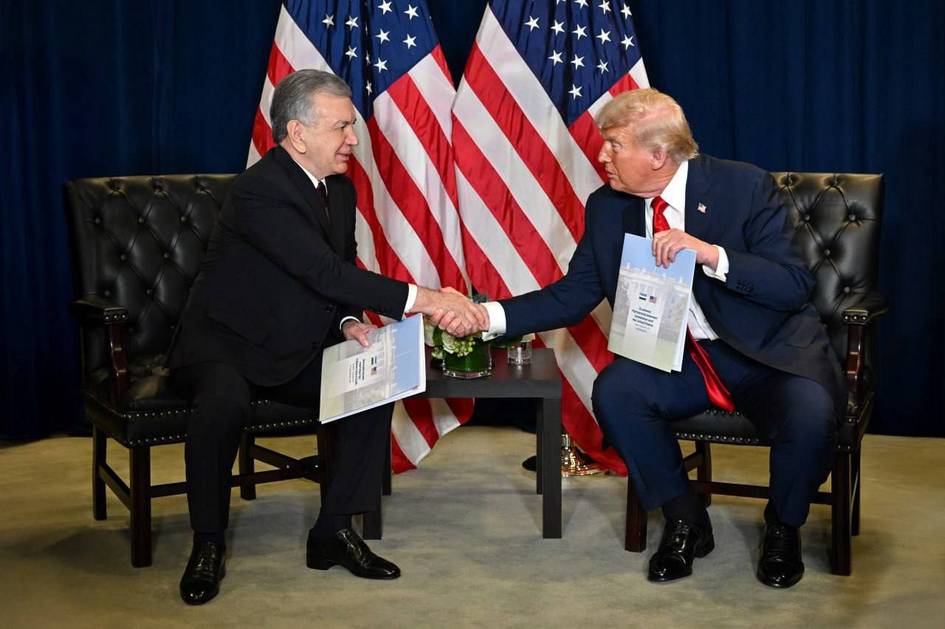 Шавкат Мирзиёев провел встречу с Дональдом Трампом (видео)