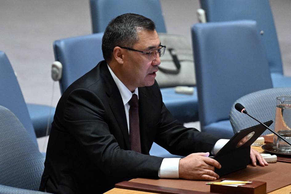 Kyrgyzstan’s President Japarov calls for AI to serve peace and human safety at UN Security Council
