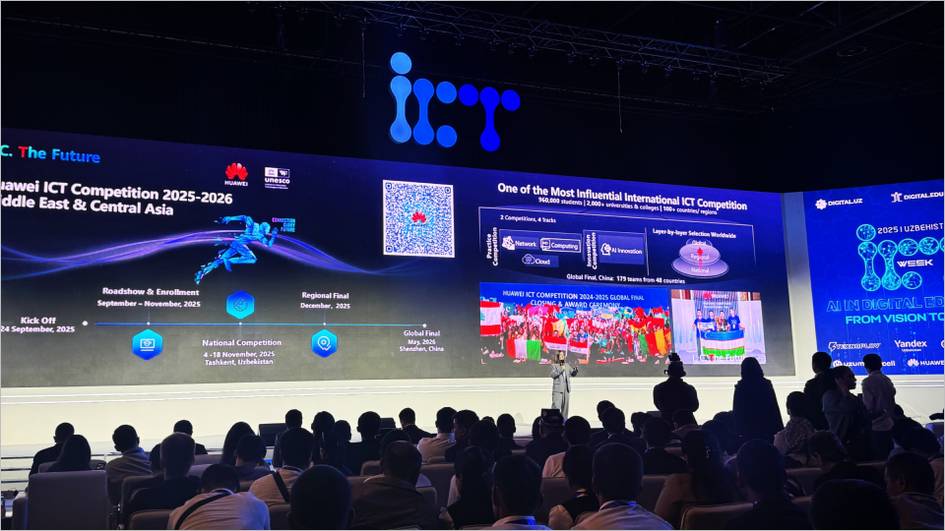 ICTWEEK Uzbekistan 2025 da Sun’iy Intellekti o‘rganish bo‘yicha kurslar va Huawei ICT Competition 2025-2026 boshlandi
