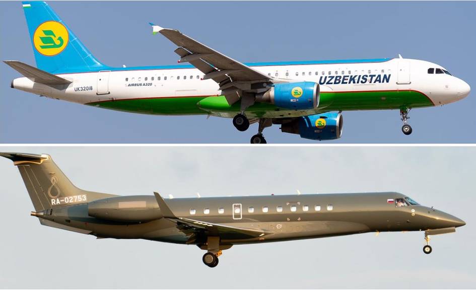 Rossiya osmonida radioaloqa xatosi sabab Oʻzbekiston samolyoti va biznes-jet xavfli darajada yaqinlashdi