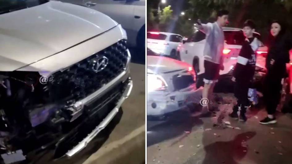 В Ташкенте произошло ДТП с участием трех автомобилей