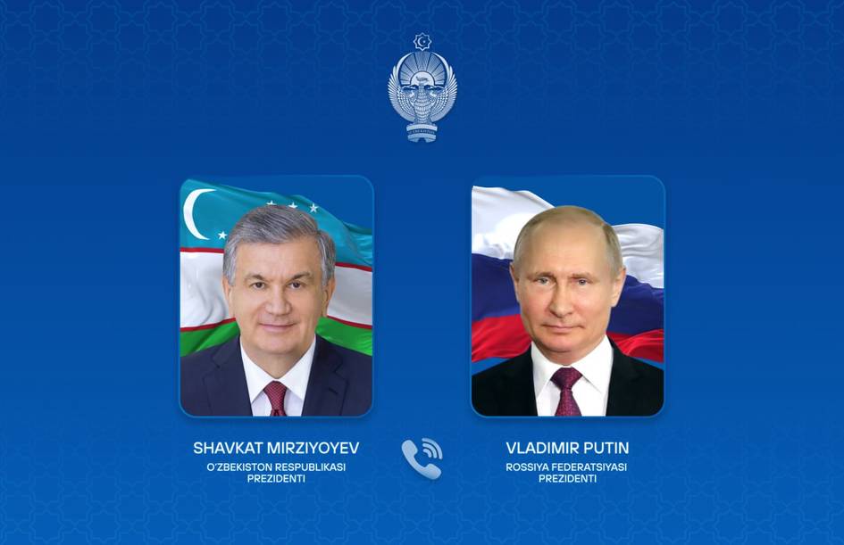 Shavkat Mirziyoyev Vladimir Putinni tugʻilgan kuni bilan tabrikladi