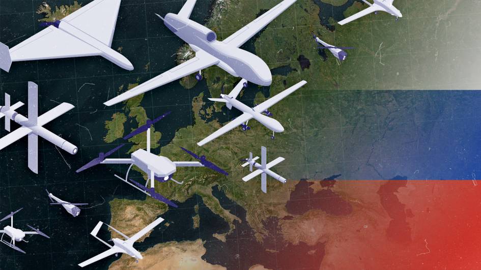 Yevropa Rossiya va Belarus chegarasiga zarba beruvchi dronlar joylashtirmoqchi