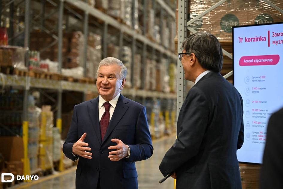 Prezident Anglesey Food omborini borib ko‘rdi (foto)