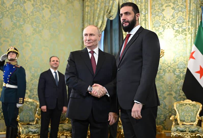 Президент Сирии аш-Шараа встретился с Путиным в Кремле. Что обсуждали лидеры?