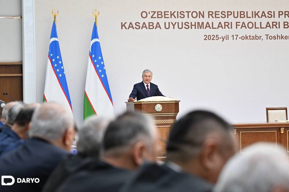 “Касаба уюшмалари фаолиятига аралашмаслик бўйича сиёсатни қатъий давом эттирамиз” — Шавкат Мирзиёев