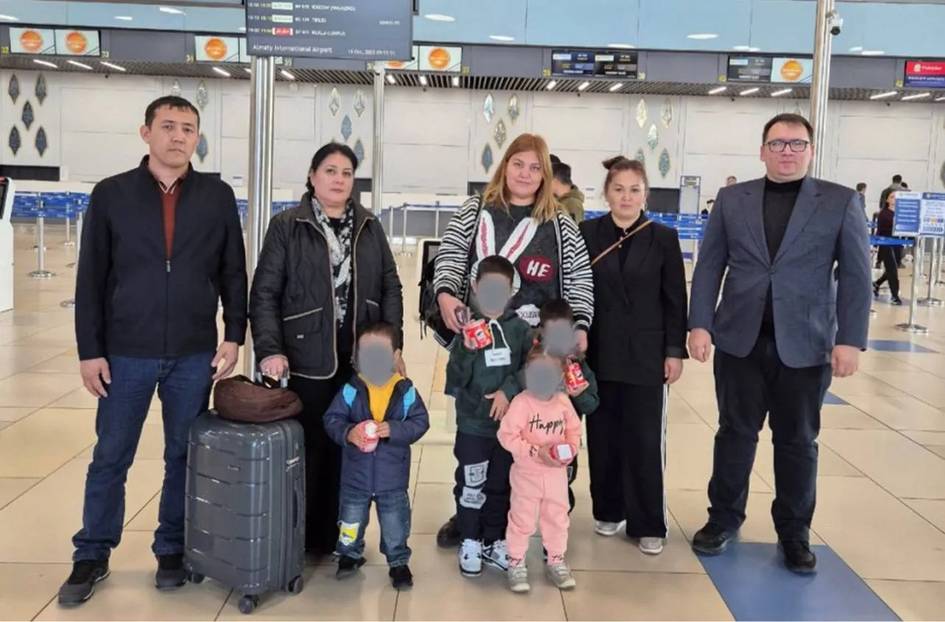 Қозоғистонда қаровсиз қолган беш нафар бола Ўзбекистонга олиб келинди