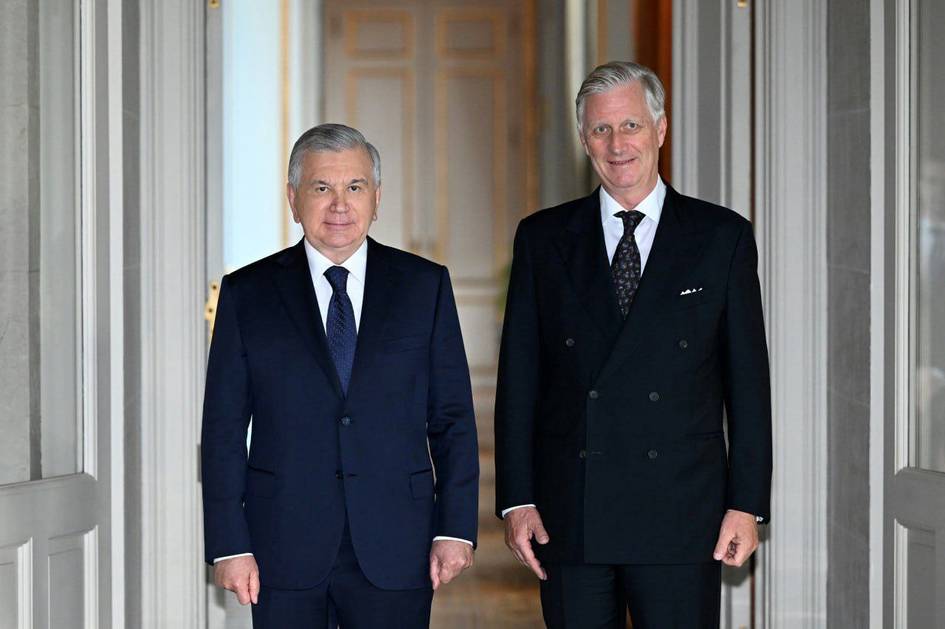 Shavkat Mirziyoyev Belgiyaliklar qiroli Filipp bilan uchrashuv o‘tkazdi