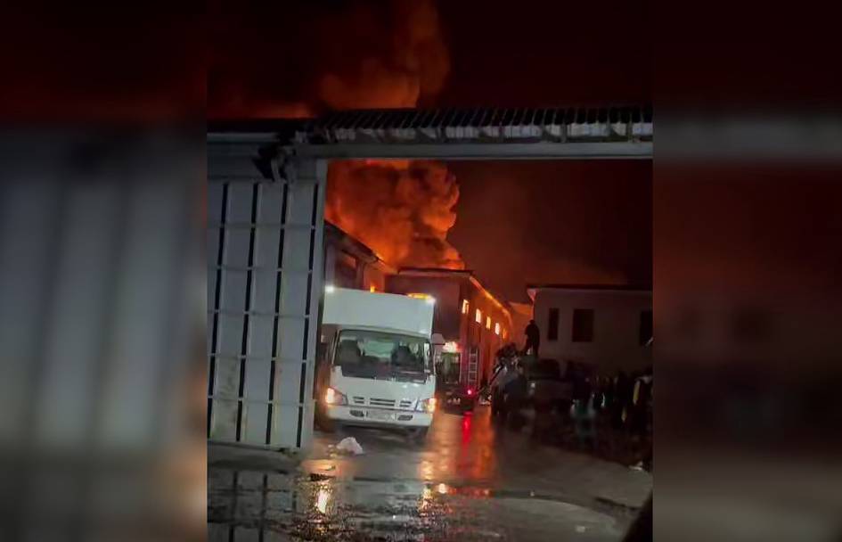 Toshkent viloyatidagi sexda yong‘in yuz berdi