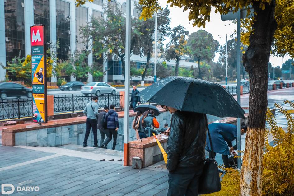 “O‘zgidromet” 29-oktyabrda yomg‘ir yog‘ishi kutilayotgan hududlarni e’lon qildi