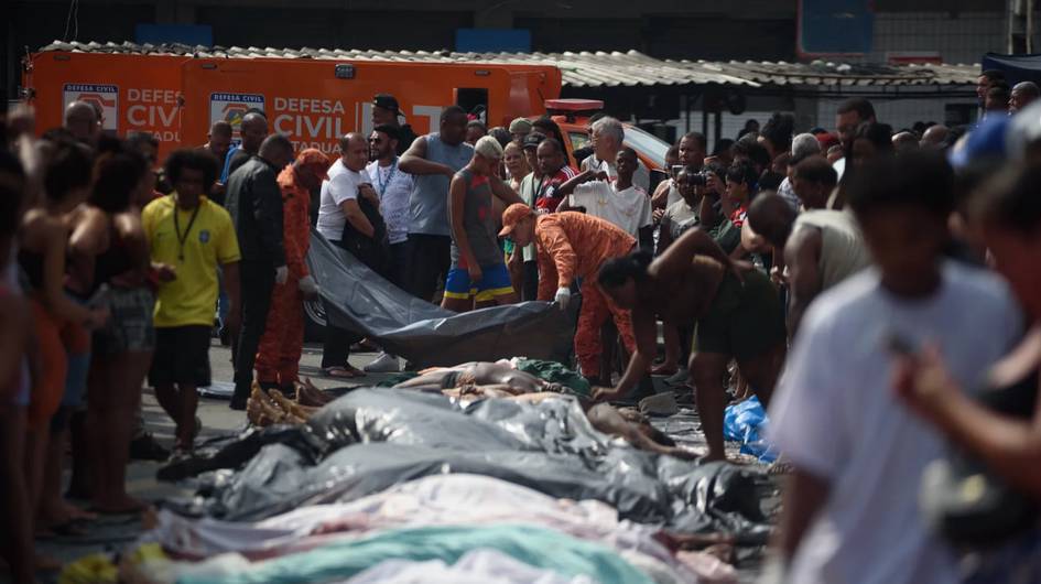 Braziliyada narkomafiyaga qarshi kurashda 130 dan ortiq odam halok bo‘ldi (foto)