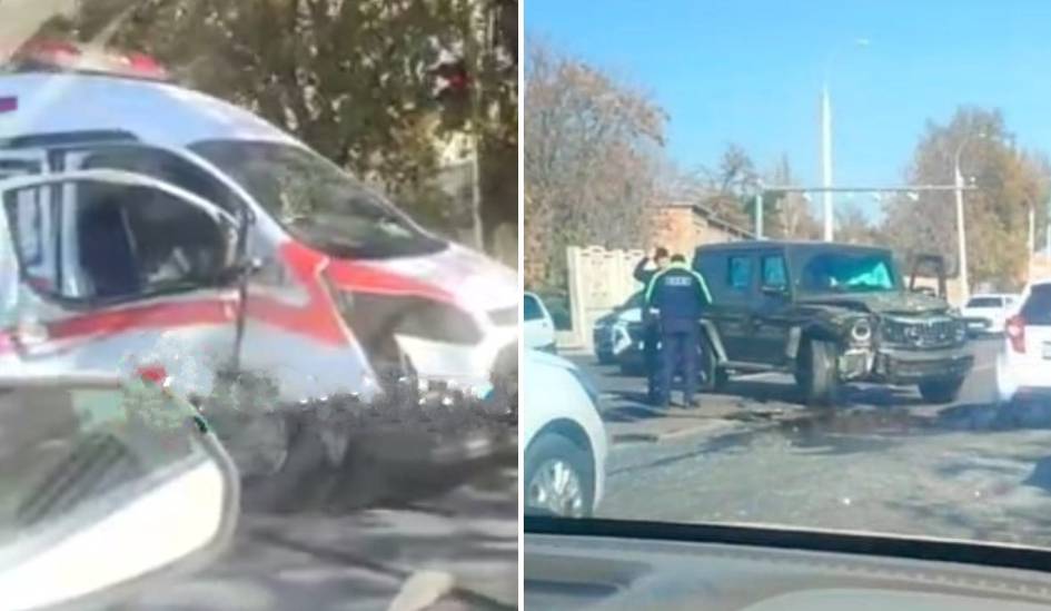 Тошкентда “Гелик” тез ёрдам машинаси билан тўқнашди