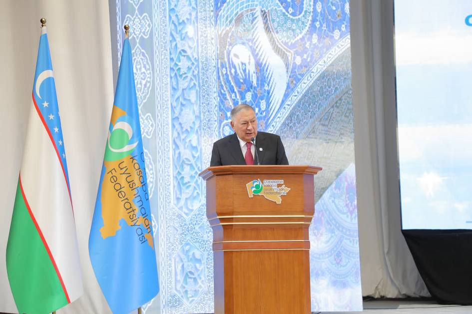 Қудратилла Рафиқов яна Касаба уюшмалари федерациясига раис бўлди