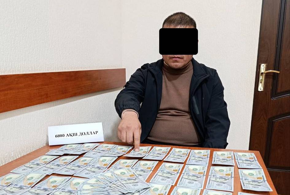 Jizzaxda “Hududgaz” xodimi 6 ming dollar pora bilan ushlandi