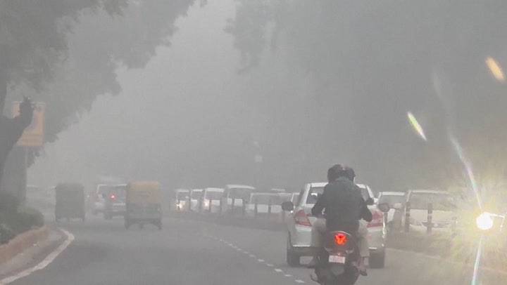 Hindiston poytaxti havosi keskin ifloslandi (video)