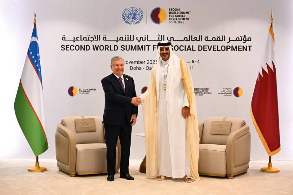 Uzbekistan, Qatar leaders discuss expanding partnership amid 45% trade growth