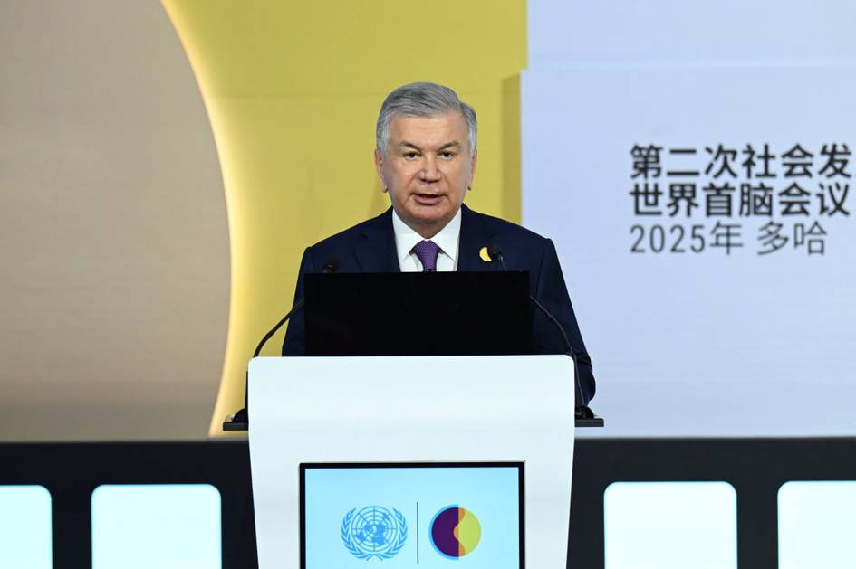 Uzbekistan’s President Mirziyoyev proposes global social and economic initiatives at Doha summit