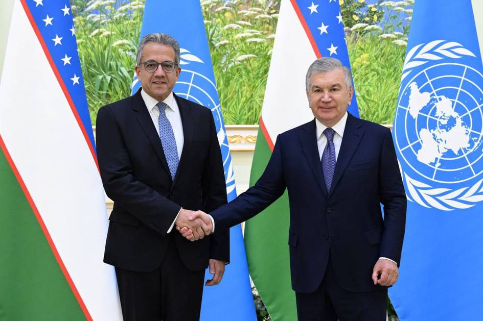 Шавкат Мирзиёев принял вновь избранного генерального директора ЮНЕСКО