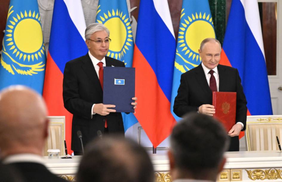 Kazakhstan’s Tokayev praises Putin as key global leader