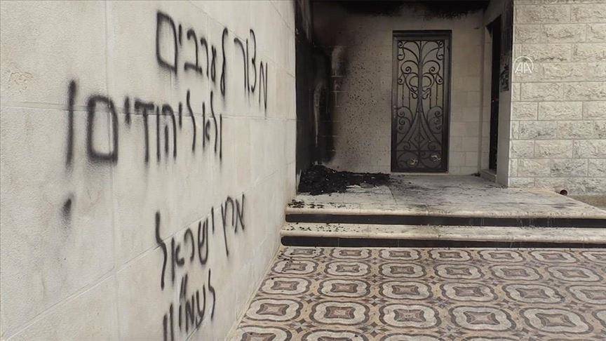 Исроиллик кўчманчилар Ғарбий Соҳилда масжидни ёқиб юборди