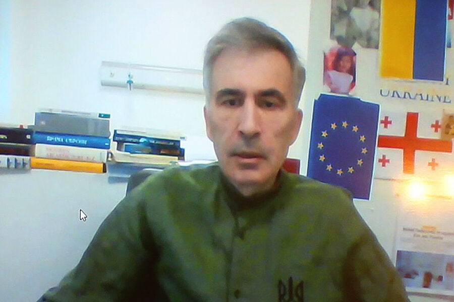 Михаил Саакашвили попросил Зеленского признать его украинским гражданским военнопленным и обменять