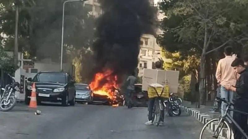 Suriya poytaxtiga raketa hujumi uyushtirildi (video)