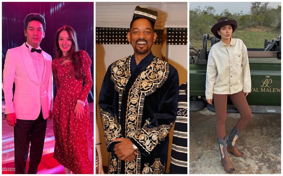 Instagram: Ўзбек чопонини кийган Уилл Смитт, ҳашаматли ҳовлисини кўрсатган Шаҳло Зоирова, умрадан қайтган Муқаддас Холиқова