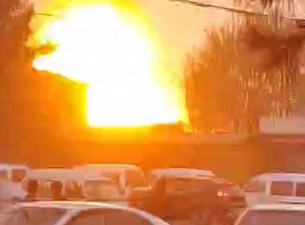 Андижонда хонадонлардан бирида ёнғин содир бўлди (видео)