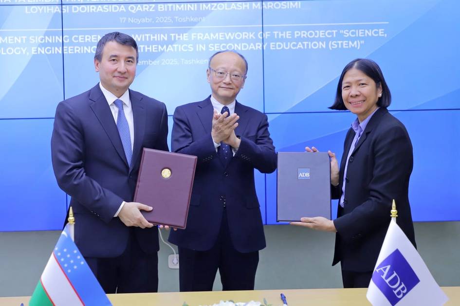 Uzbekistan signs $100mn ADB loan to modernize STEM education
