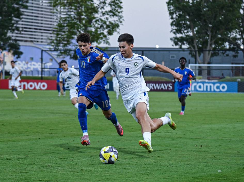 U-17 Jahon chempionati. O‘zbekiston Italiyaga mag‘lub bo‘lib, musobaqa bilan xayrlashdi