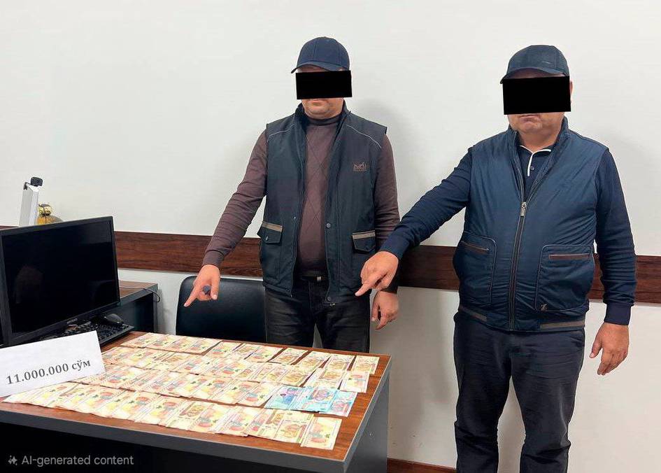 Sirdaryoda ishni “bosdi-bosdi” qilish uchun pora talab qilgan polkovnik va mayor ushlandi