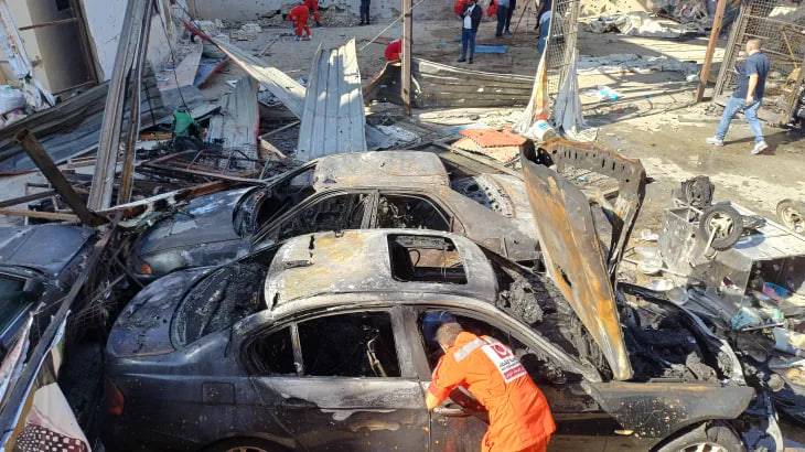 Isroil Livandagi falastinlik qochqinlar lageriga zarba berdi (video)