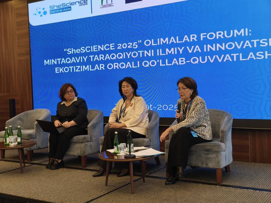Тошкентда илк бор “SheScience 2025” Марказий Осиё олималари форуми бўлиб ўтмоқда
