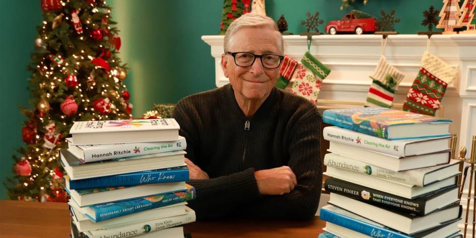 Milliarder Bill Geyts qishda o‘qish uchun 5 ta kitobni tavsiya qildi