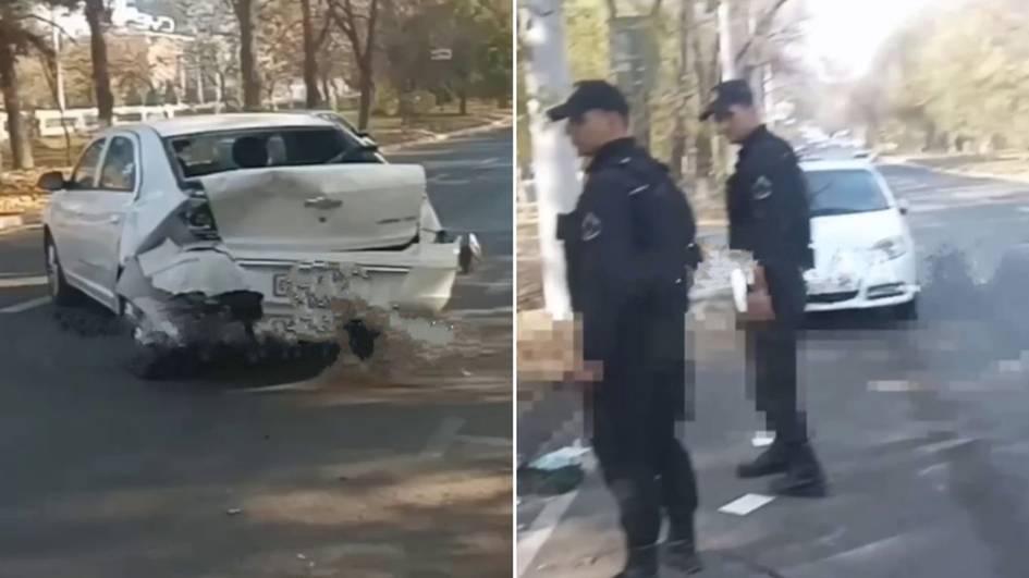 В Ташкенте водитель Onix насмерть сбил пешехода и столкнулся с еще двумя автомобилями