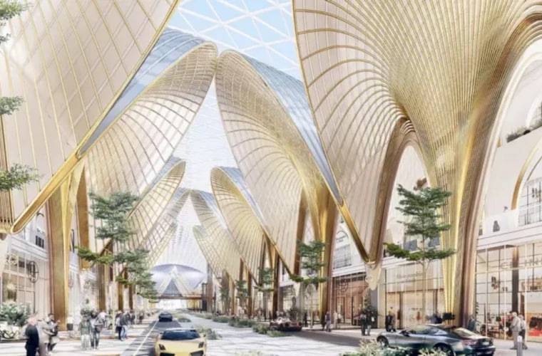 Дубайда ер юзидаги энг катта савдо маркази қурилиши бошланди