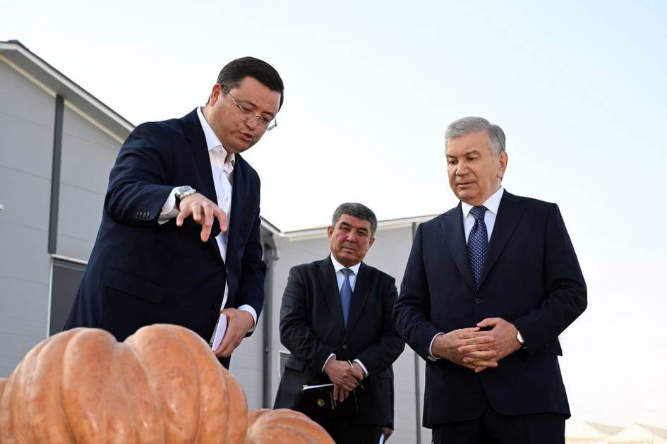 Prezident Shavkat Mirziyoyev Jizzaxdagi “Agromarkaz” faoliyati bilan tanishdi