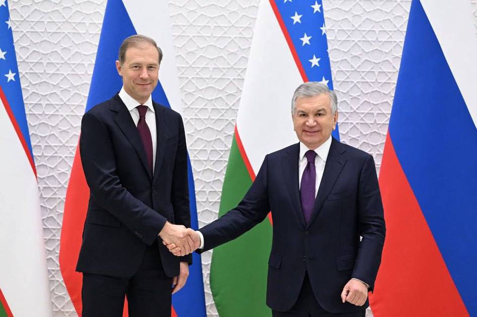 Президент Шавкат Мирзиёев Россия ҳукумати раисининг биринчи ўринбосарини қабул қилди